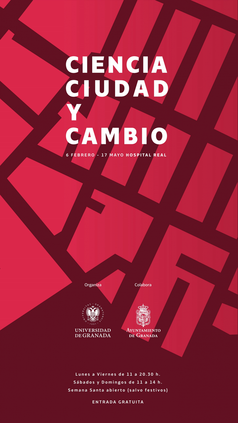Cartel Exposición "Ciencia, ciudad y cambio" Cartel de la exposición