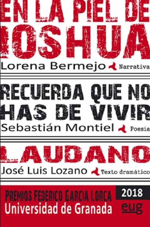 Portada Premios García Lorca 2018 Portada Premios García Lorca 2018
