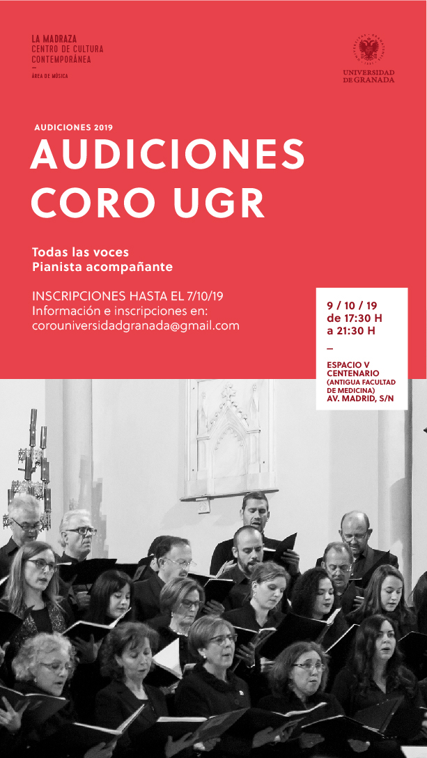 Cartel Audiciones Coro 2019 Cartel Audiciones Coro 2019