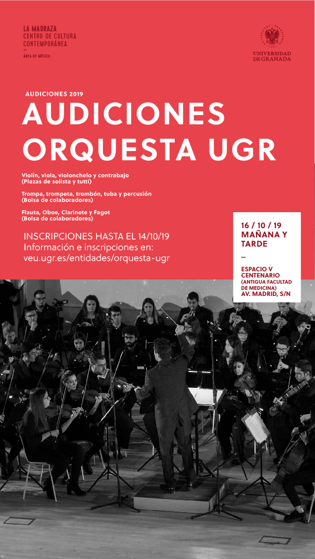 Cartel Audiciones Orquesta 2019