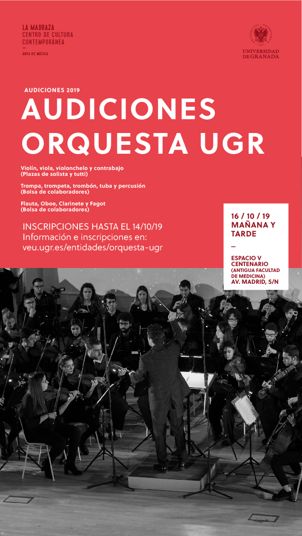 Cartel Audiciones Orquesta 2019 Cartel Audiciones Orquesta 2019