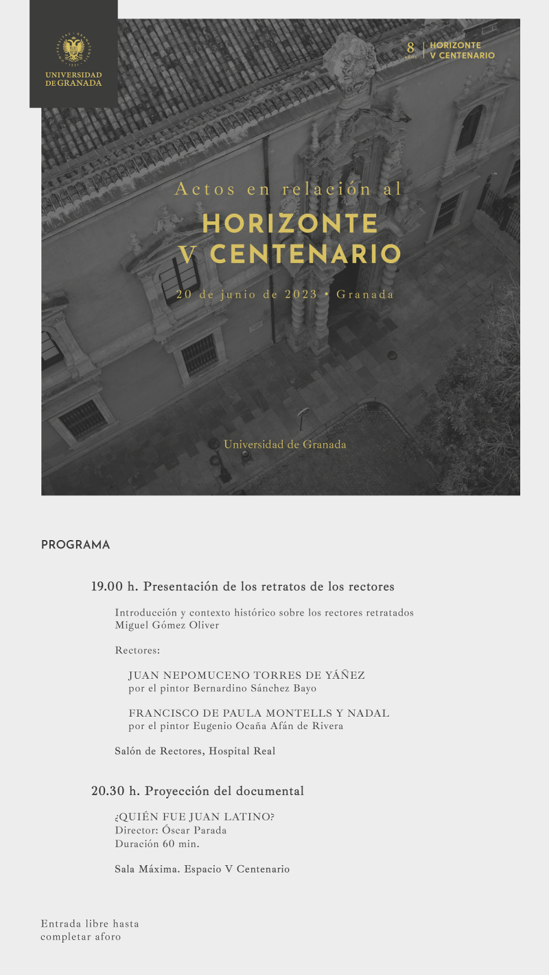 Cartel anunciador de la actividad Cartel anunciador de la actividad