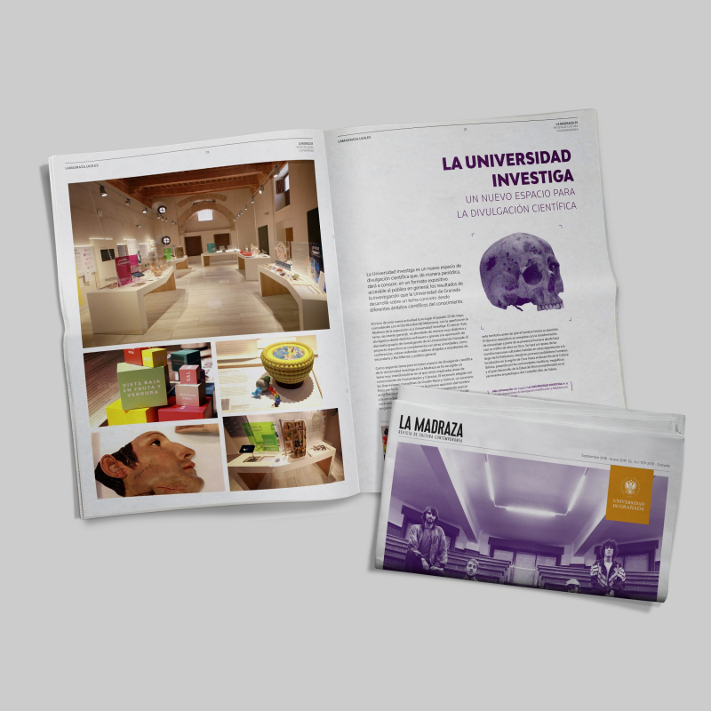Nueva revista La Madraza Foto de la nueva revista abierta