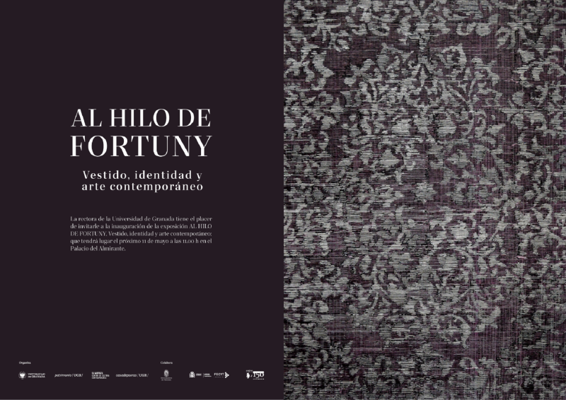 Al hilo de Fortuny UGR Fotografía en blanco y negro de un tapiz
