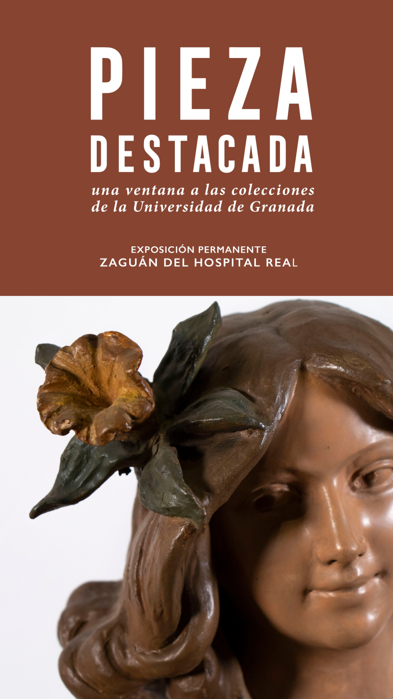 Pieza destacada: La Juventud Fotografía del rostro de la escultura "La juventud"