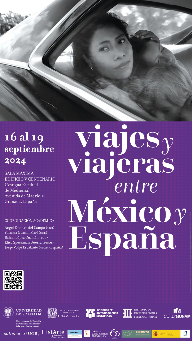 Viajes y viajeras entre México y España Fotografía de una mujer mexicana con sus dos hijos en el asiento de atras de un coche